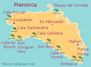 Menorca Urlaub - Strände Reiseangebote und Hotels